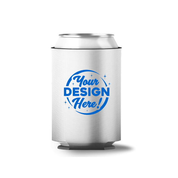 a version of a koozie with a your design on it