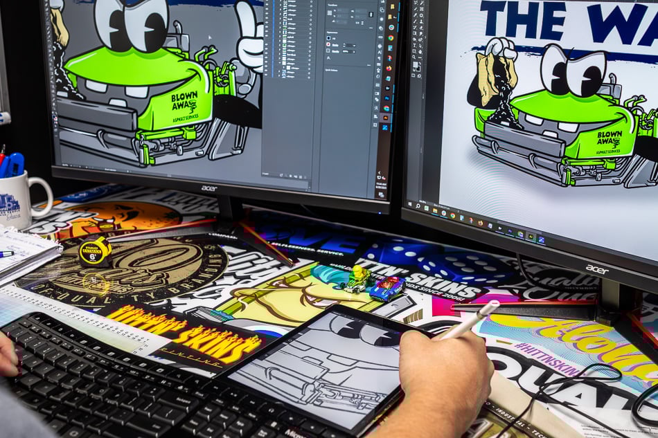 Custom Designs Made at Hittn' Skins