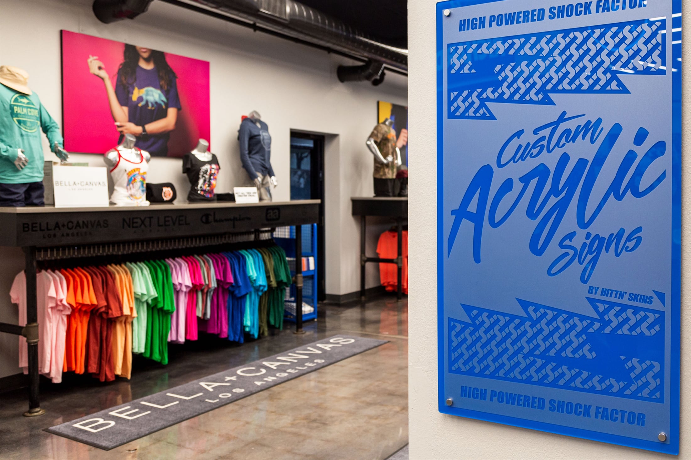 Custom Signs at Hittn' Skins