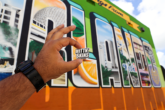 Hittn' Skins Custom Stickers Orlando