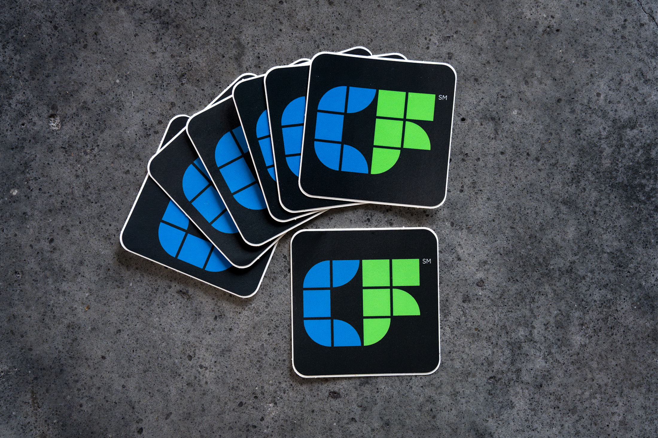 Hittn' Skins glitter laptop sticker