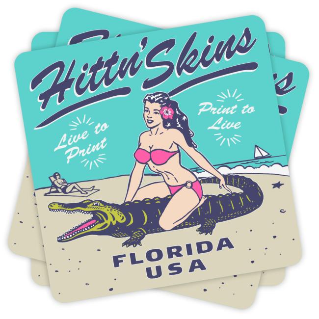 Rounded Corner Sticker